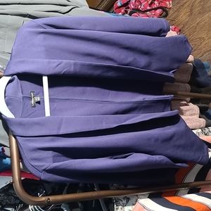 Lane Bryant Cropped Blazer Navy